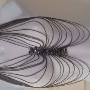 Roaring 20's Inspired Beaded Bibbed Neclace